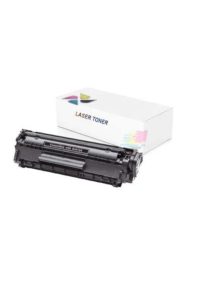 inkwell Hp Laserjet 1018 - Q2612a Uyumlu 2000 Syf Siyah Muadil Toner ürün görseli 1