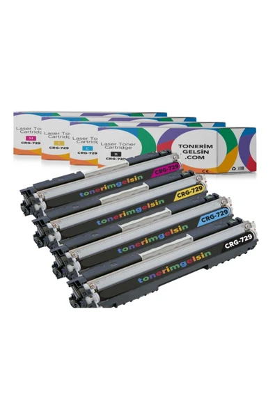 Canon Crg-729 Set Takım Toner- I-sensys Lbp-7010/7010c/7018/7018c Toner ürün görseli 1