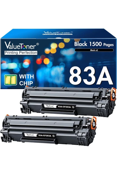 HP CF283A MFP M125nw MFP M201dw MFP M225dw MFP M125a M201n M127fn M127fw M225dn Printer (2-Pack) ürün görseli 1