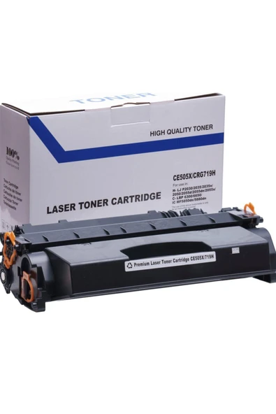 HP 05x-ce505x/crg719h Universal Yüksek Kapasiteli Muadil Toner ürün görseli 1