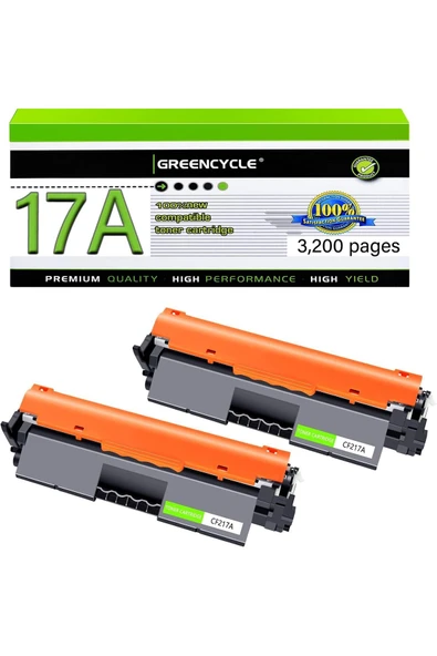 HP 217A Cartridge LaserJet Pro MFP M130fw M130nw M130a M130fn M102a M102w Printer Ink Cartridge (Black,2-Pack) ürün görseli 1