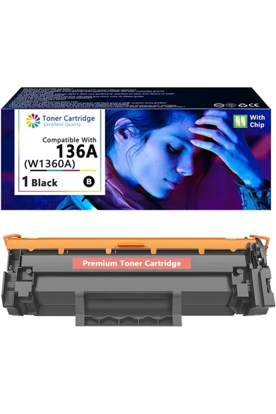 HP 136A TONER 1360A Toner Replacement Laserjet M211d M211dw MFP M236d M236sdn M236dw M236sdw ürün görseli 1