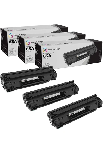 HP CF283A TONER Pro M201n M125nw M125rnw M127fwM225dw M127fn M201dw M225dn M125a M225NW (3-Pack) ürün görseli 1
