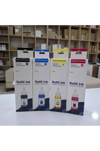 VİZYON CAN H.P universal ink Series printers  4 Renk Mürekkep 1 tkm ürün görseli 1