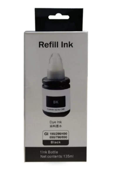 Canon Uyumlu Muadil Mürekkep G1411 G2411 G3411 G3411 G4411 G1410 G2410 G3410 G4410 Siyah Mürekkep ürün görseli 1