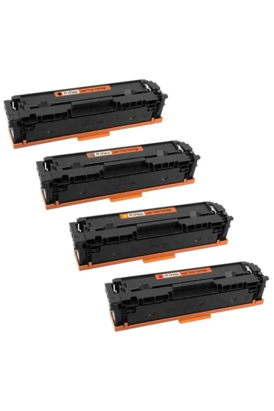 PPT Hp Cf540a 203a Serisi Muadil Toner Seti 4  Renk   C/m/y/k ürün görseli 1