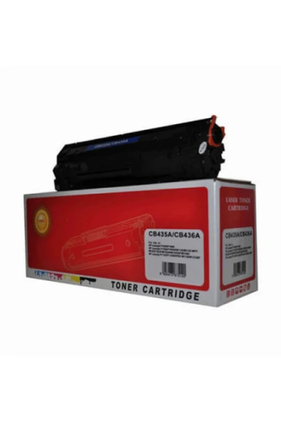 HP CB435A CB436A Muhadil Siyah Toner ürün görseli 1