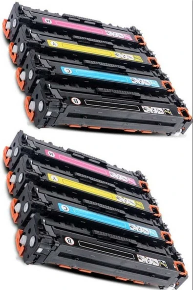 HP 125a Muadil Toner Takım Cmyk -cb540a/cb541a/cb542a/cb543a Çipli ürün görseli 1