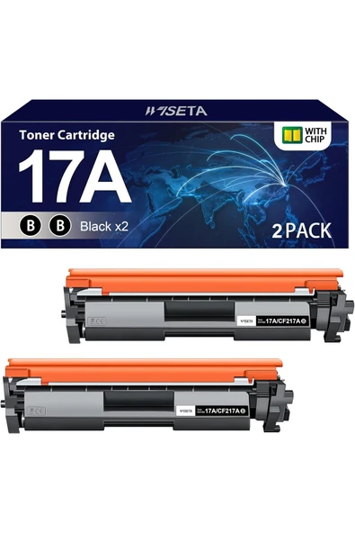 HP 17A TONER Laserjet Pro M102w M130fw M130fn M130nw M102a M130a Pro MFP M130 M102 (2 Black) ürün görseli 1