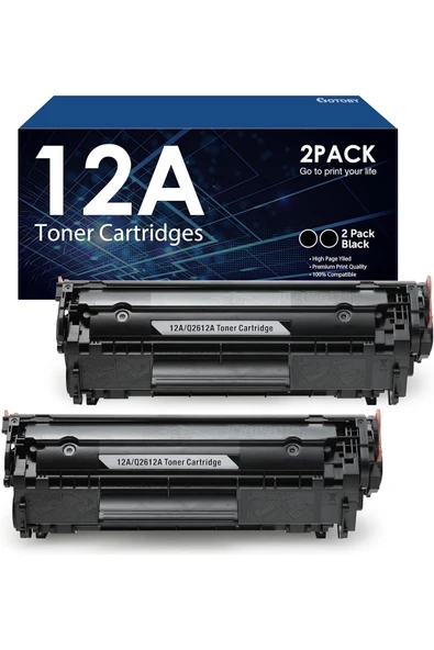 HP M1319f 3052 1020Plus 3050 1010 1012 1015 1018 1020 1022 1022n 1022nw 3015 2 12A(Q2612A) ürün görseli 1
