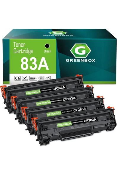 HP CF283A TONER for Pro M201dw M201n M201 M125 M125nw M127fn M127fw M225dn M225dw 4ADET ürün görseli 1