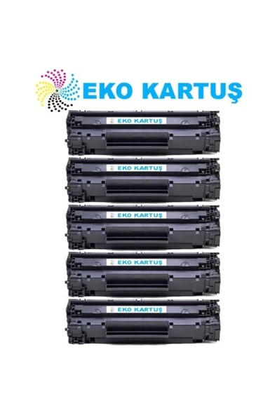 EKO KARTUŞ Hp Laserjet Pro Mfp M127fn 83a Ekonomik Avantajlı 5’li Paket Muadil Toner ürün görseli 1