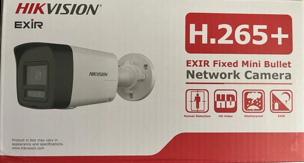 HİKVİSİON DS-2CD1023G2-IUF/M 2.8MM 2MP SESLİ IP KAMERA METAL KASA ürün görseli 1