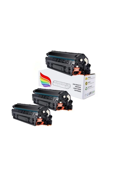 inkwell Hp Laserjet Pro M201dw 83a Uyumlu Toner 3'lü Paket ürün görseli 1
