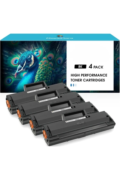 HP 106A TONERLaser MFP 107a 107w 135a 135w 137fnw Printer (Black, 4-Pack) 4 ADET 1000 SAYFA ürün görseli 1