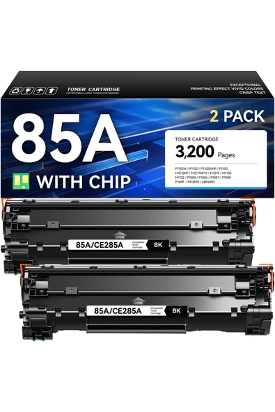 HP CE285A TONER Laserjet Pro MFP M1212nf P1102w P1109w Printer P1102 P1109 M1212 M1217 Series Ink ürün görseli 1