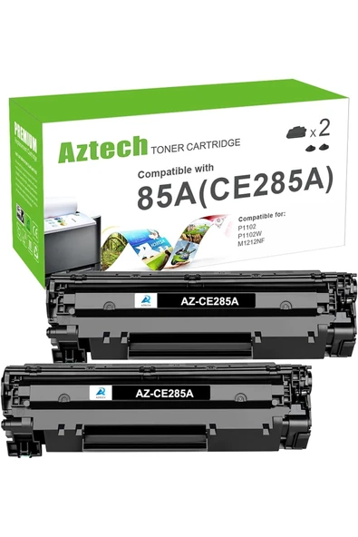 HP Cartridge for LaserJet P1102w P1109w Toner (Black, 2-Pack) ürün görseli 1
