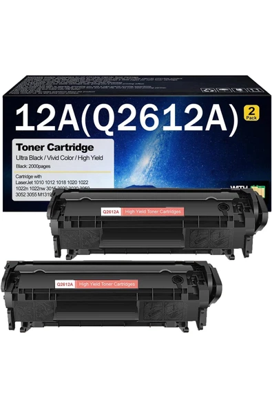 HP 12A TONER Laserjet3052 1020Plus 3050 1010 1012 1015 1018 1020 1022 1022n 1022nw 3015 ürün görseli 1