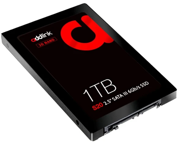 Addlink S20 AD1TBS20S3S 2 SATA 3.0 1 TB 2.5" SSD ürün görseli 1