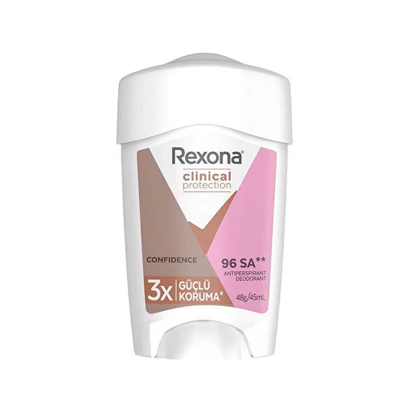 Rexona Clinical Protection Confidence 45 ml Kadın Stick Deodorant ürün görseli 1