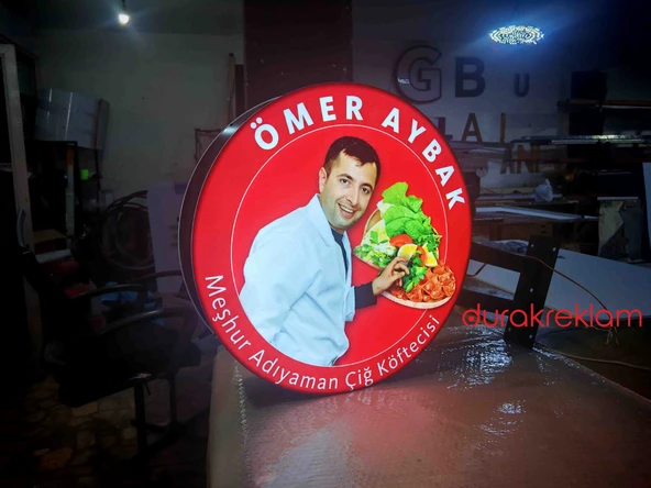 Çiftaraflı Işıklı Fener Tabela - Resim 9