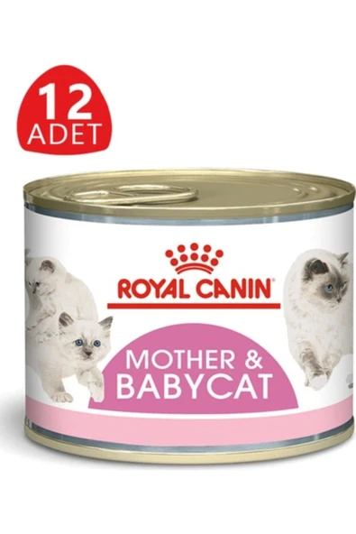 Royal Canin Babycat Instinctive Yavru ve Anne Kediler Için Konserve 195 gr x 12 Adet ürün görseli 1