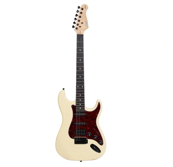 KOZMOS KST-205HSS-MSL Olympic White Elektro Gitar ürün görseli 1