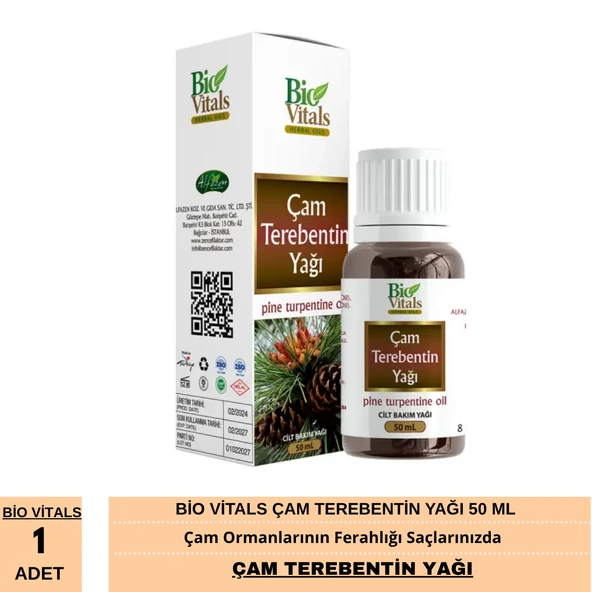 Bio Vitals Çam Terebentin Yağı 50 ml - Resim 2