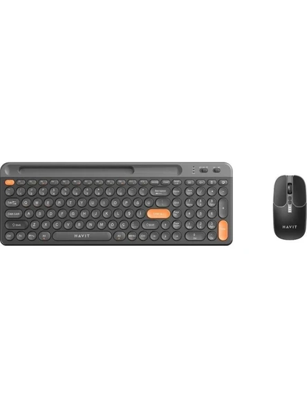 Havit KB835WB Siyah Kablosuz Klavye Mouse Seti Outlet ürün görseli 1