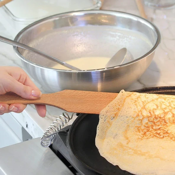 Ahşap Krep Spatulası - Resim 4