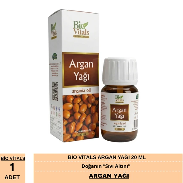 Bio Vitals Argan Yağı 20 ml - Resim 2