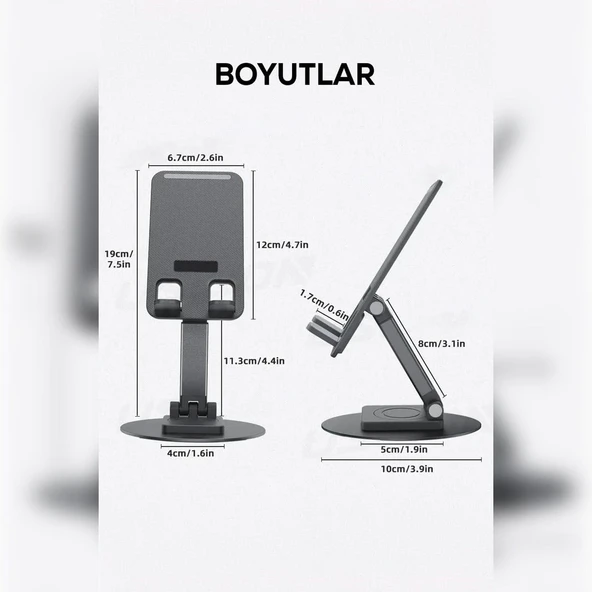 Kablo Geçirilebilir Telefon Tutucu - Resim 4