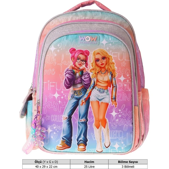 Wow Generatıon Sırt Çantası (star)w6033 - Resim 6