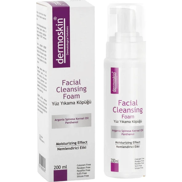 Dermoskin Facial Cleansing Foam Yüz Yıkama Köpüğü 200 ml ürün görseli 1