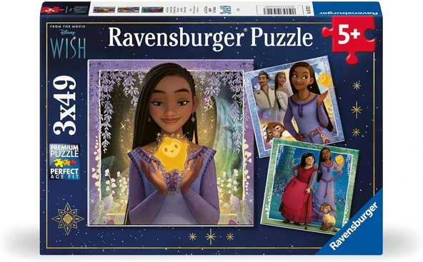Ravensburger 3x49 Parça Puzzle - WD Wish ürün görseli 1