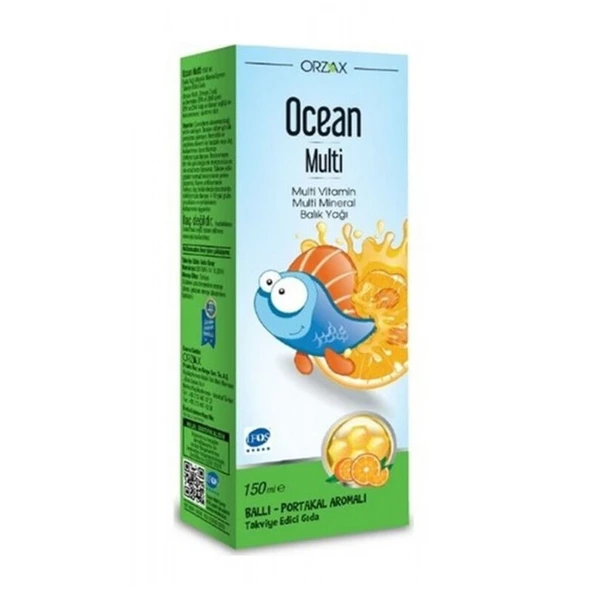 Ocean Multi Ballı Portakal Konsantreli Şurup 150 ml ürün görseli 1