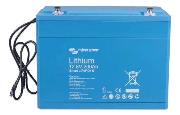 Victron Lityum Akü LiFePO4 Lithium Battery Smart 12,8V/200Ah (BAT512120610) ürün görseli 1
