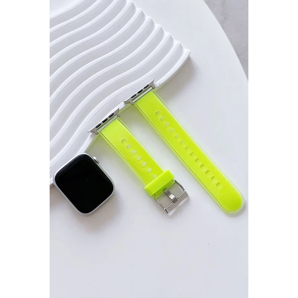 Watch 38Mm Jelly Silikon Kordon - Yeşil - Resim 2