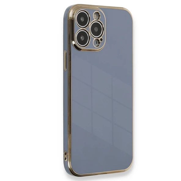 İphone 15 Pro Kılıf Volet Silikon - Mavi ürün görseli 1