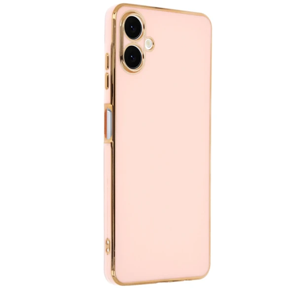 Galaxy A06 Kılıf Volet Silikon - Pembe - Resim 2