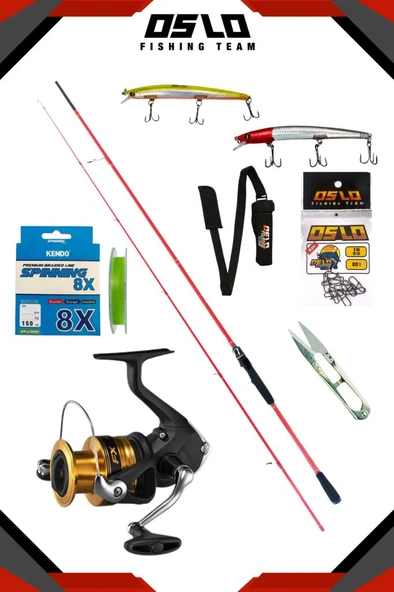 Shimano Fx 4000 Ryuji Red Fox 240Cm 5-55Gr Spin Olta Seti ürün görseli 1