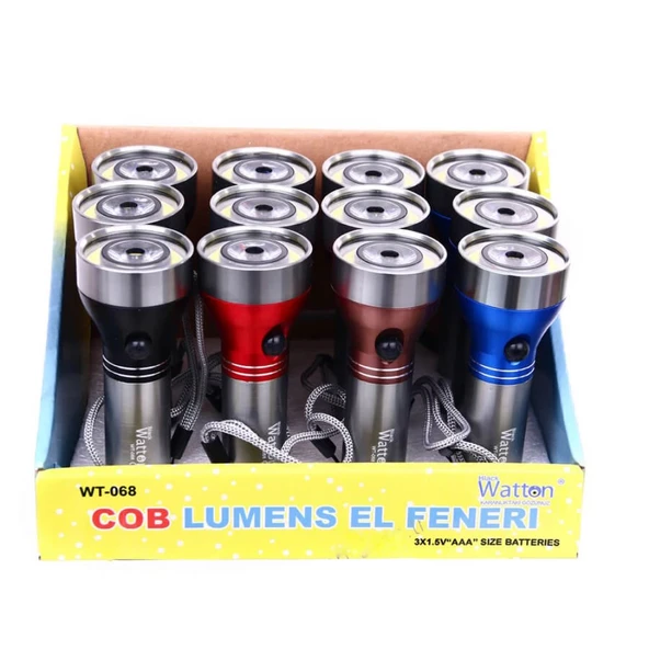 Yeni Model Ledli El Feneri Wt-068 - Resim 3