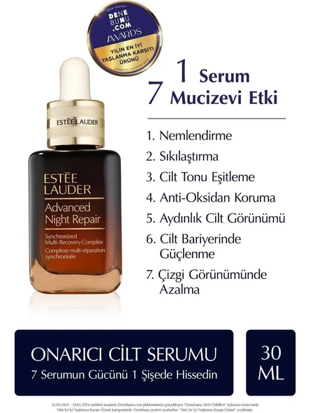 Advanced Night Repair Onarıcı Gece Serumu 50 ml Tüm Cilt Tipleri İçin Kırışıklık Karşıtı Etki ürün görseli 1