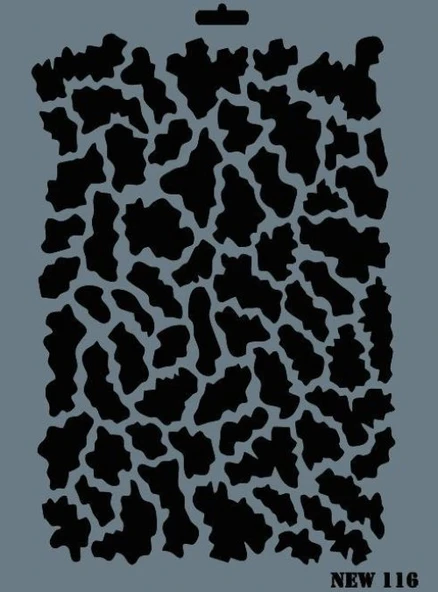 New Seri N-116 Stencil 35X25 Cm ürün görseli 1