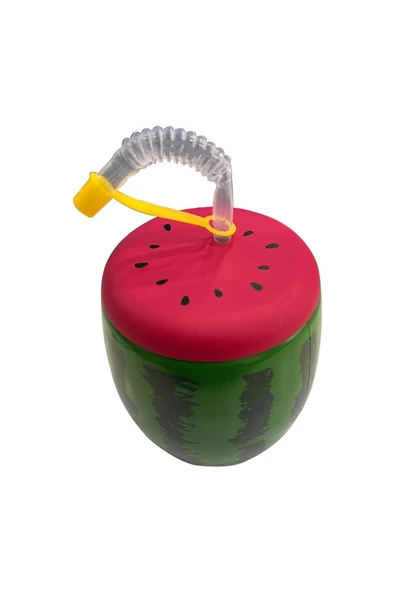 Karpuz Tasarımlı Pipetli Suluk 900 Ml ürün görseli 1
