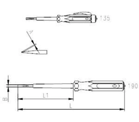 İzeltaş 4550 Elektrik Kalemi 135 Mm ürün görseli 1