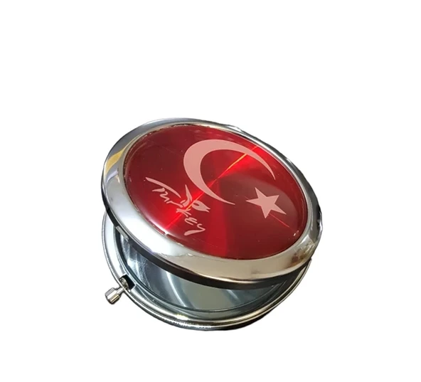 Türk Bayraklı El Aynası St00162 ürün görseli 1