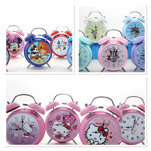 Kuromi,Hello Kitty,Mickey Mouse Masa Üstü Çalar Saat Alk3068 ürün görseli 1
