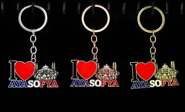 Metal Ayasofya Anahtarlık Alk2199 ürün görseli 1
