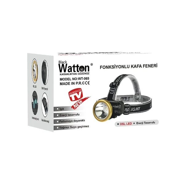 Şarjlı Baret Lambası Osl Led Wt-065 - Resim 5